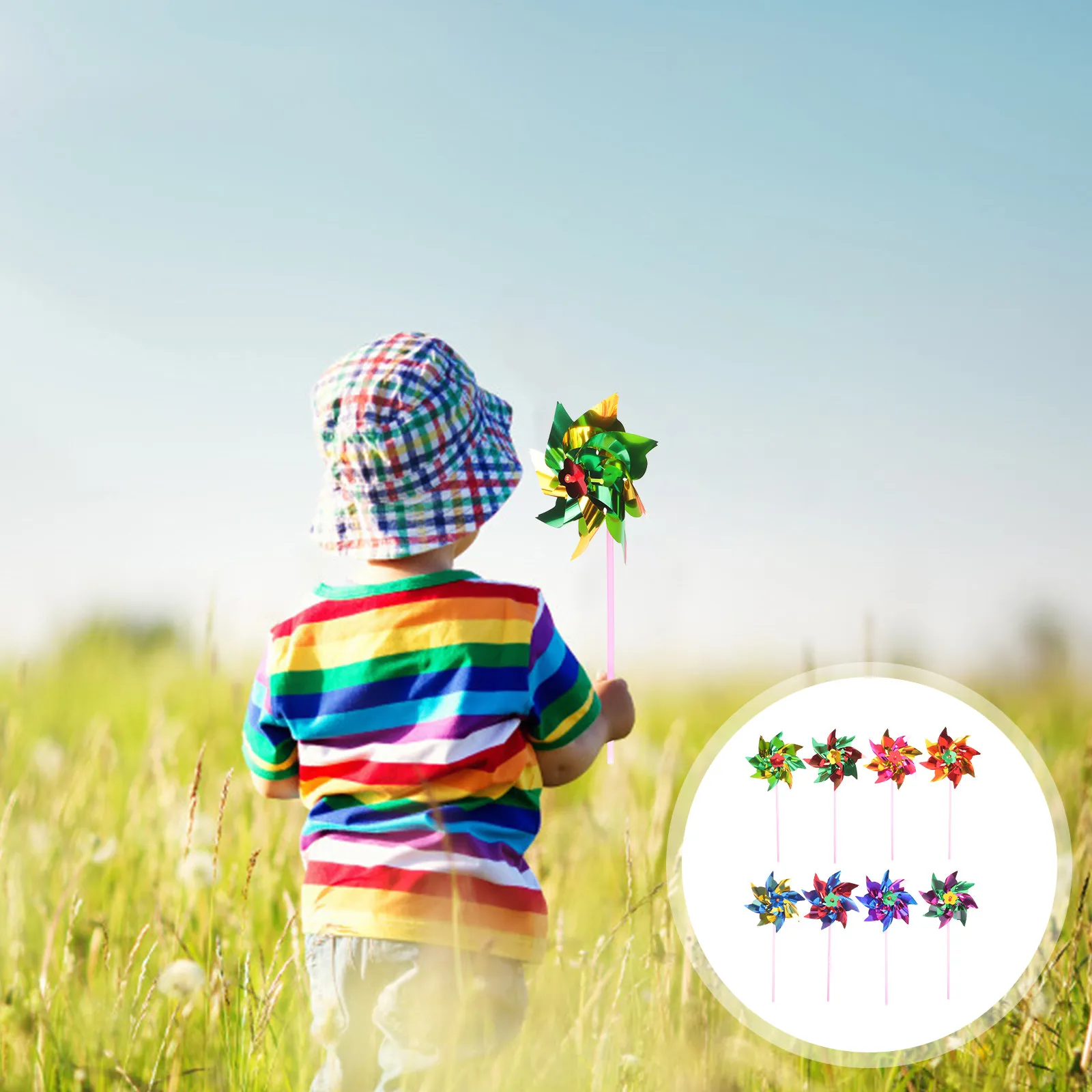 100Pcs Kids Windmill Octagonal Plastic Pinwheels Assorted Colors Yard Garden Outdoor Fun Decoration Pinwheels for Kids
100Pcs Kids Windmill Octagonal Plastic Pinwheels Assorted Colors Yard Garden Outdoor Fun Decoration Pinwheels for Kids