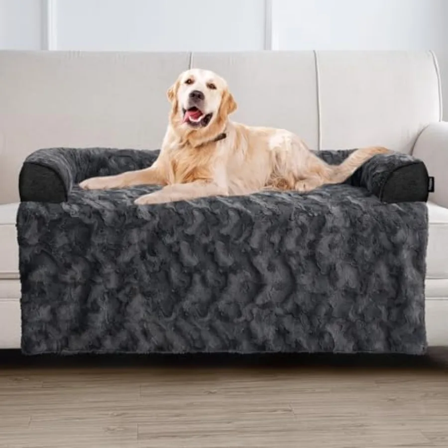 Calming Extra Dog Bed for Couch, 45 x 37 inch Removable Couch Cover for Dogs Washable, Non-Slip Fluffy Plush Dog Sofa Mat for F
Calming Extra Dog Bed for Couch, 45 x 37 inch Removable Couch Cover for Dogs Washable, Non-Slip Fluffy Plush Dog Sofa Mat for F