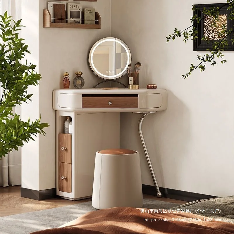2025 new small apartment French corner dresser storage cabinet integrated modern bedroom solid wood makeup table
2025 new small apartment French corner dresser storage cabinet integrated modern bedroom solid wood makeup table