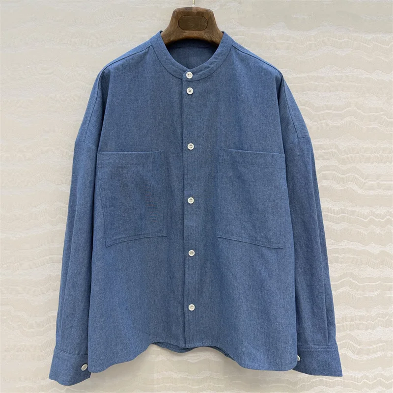 Women's shirt Spring 2026 new single breasted slim fit women's long sleeved top 100% pure cotton Women's blouse tops for woman
Women's shirt Spring 2026 new single breasted slim fit women's long sleeved top 100% pure cotton Women's blouse tops for woman