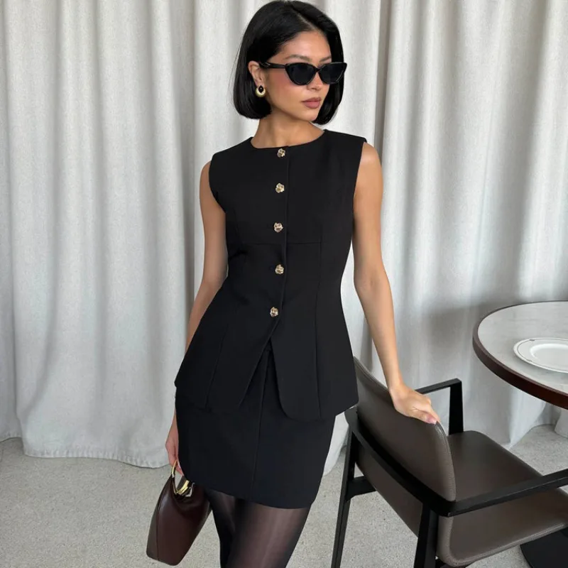 Tsiisd Commute Female Skirt Two-Piece Set Blazer Bodycon Mini Skirt Premium Luxury Formal Office Lady Fashion Women's Outfits
Tsiisd Commute Female Skirt Two-Piece Set Blazer Bodycon Mini Skirt Premium Luxury Formal Office Lady Fashion Women's Outfits