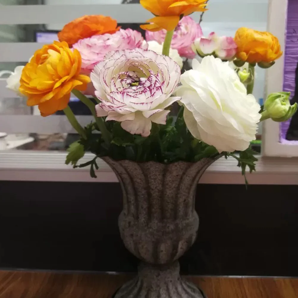 Retro Vase Wrought Iron Flowerpot For Home Decor Wedding Arrangement Succulent Plant Container Dried Flower Vase Garden
Retro Vase Wrought Iron Flowerpot For Home Decor Wedding Arrangement Succulent Plant Container Dried Flower Vase Garden