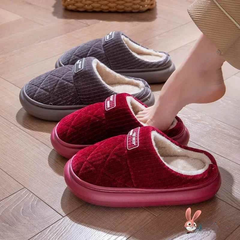 Women's Fluffy Slippers Thick Bottom Anti-Slip Home Shoes Comfortable Warm Winter Cotton Slippers for Middle-Aged And Elderly
Women's Fluffy Slippers Thick Bottom Anti-Slip Home Shoes Comfortable Warm Winter Cotton Slippers for Middle-Aged And Elderly
