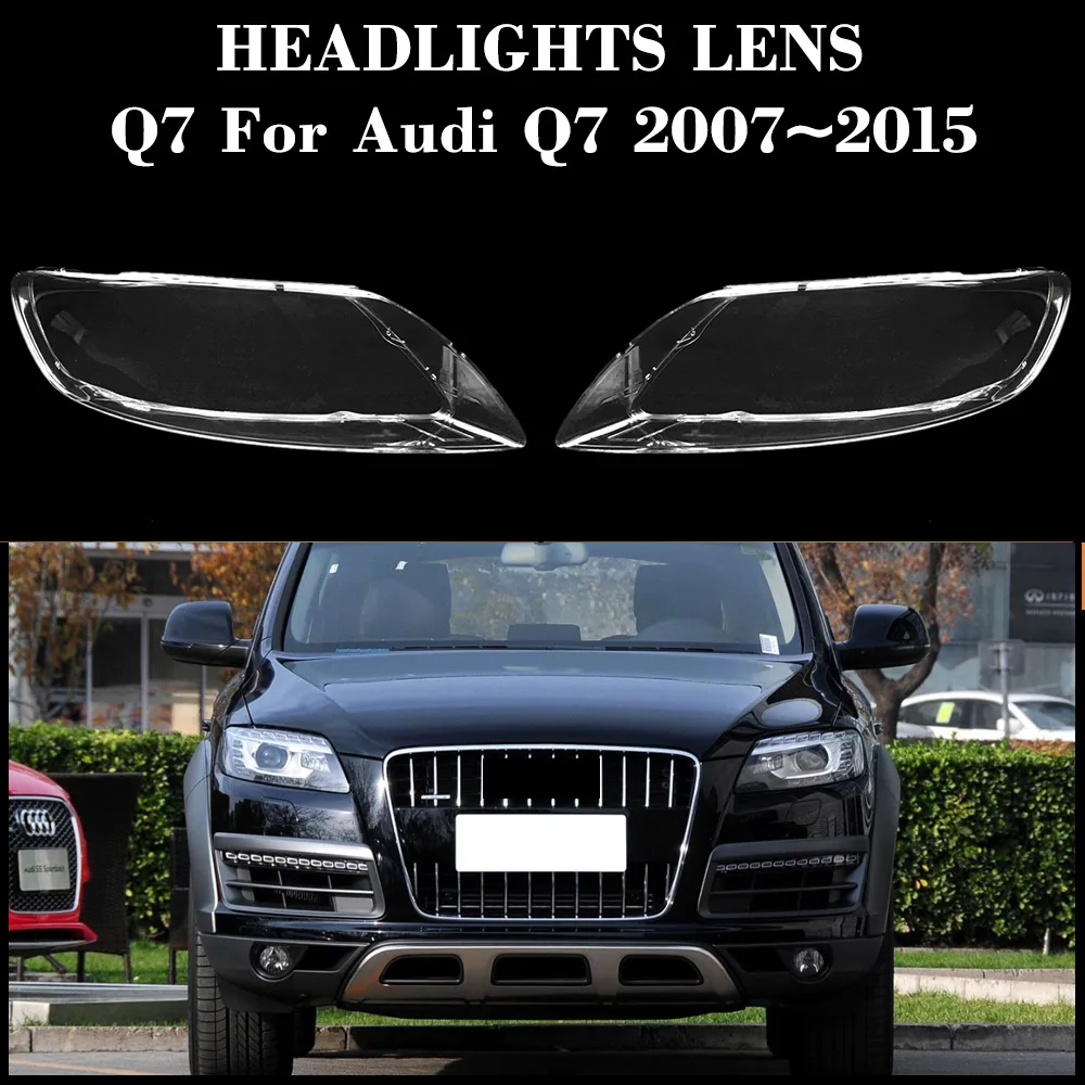 Front Headlamp Lamp Shell Transparent Headlight Cover Lens Plexiglass Replace Original Lampshade Q7 For Audi Q7 2007~2015
Front Headlamp Lamp Shell Transparent Headlight Cover Lens Plexiglass Replace Original Lampshade Q7 For Audi Q7 2007~2015