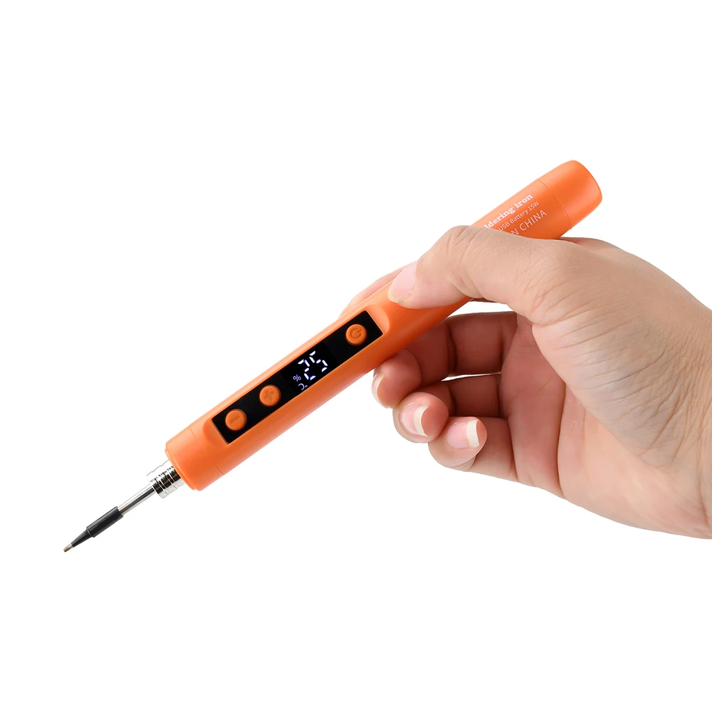 Wireless Soldering Iron Temperature Adjustable Soldering Pen Type-C Charging Electric Solder Iron Portable Repair Welding Tool
Wireless Soldering Iron Temperature Adjustable Soldering Pen Type-C Charging Electric Solder Iron Portable Repair Welding Tool