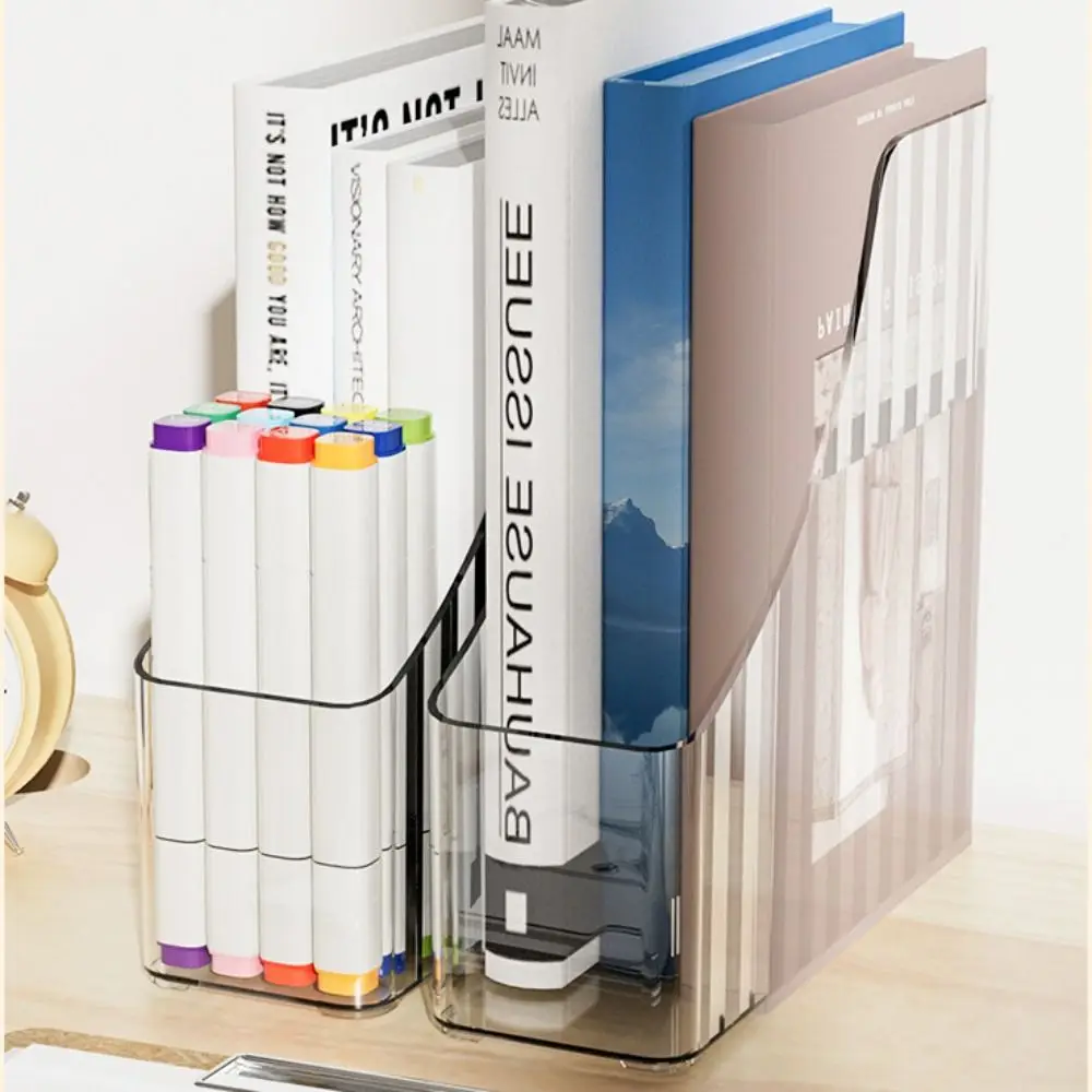 New Transparent Vertical Magazine Rack Single Slot PET Paper File Organizer Minimalist Desktop File Storage Box Desktop Supplies
New Transparent Vertical Magazine Rack Single Slot PET Paper File Organizer Minimalist Desktop File Storage Box Desktop Supplies