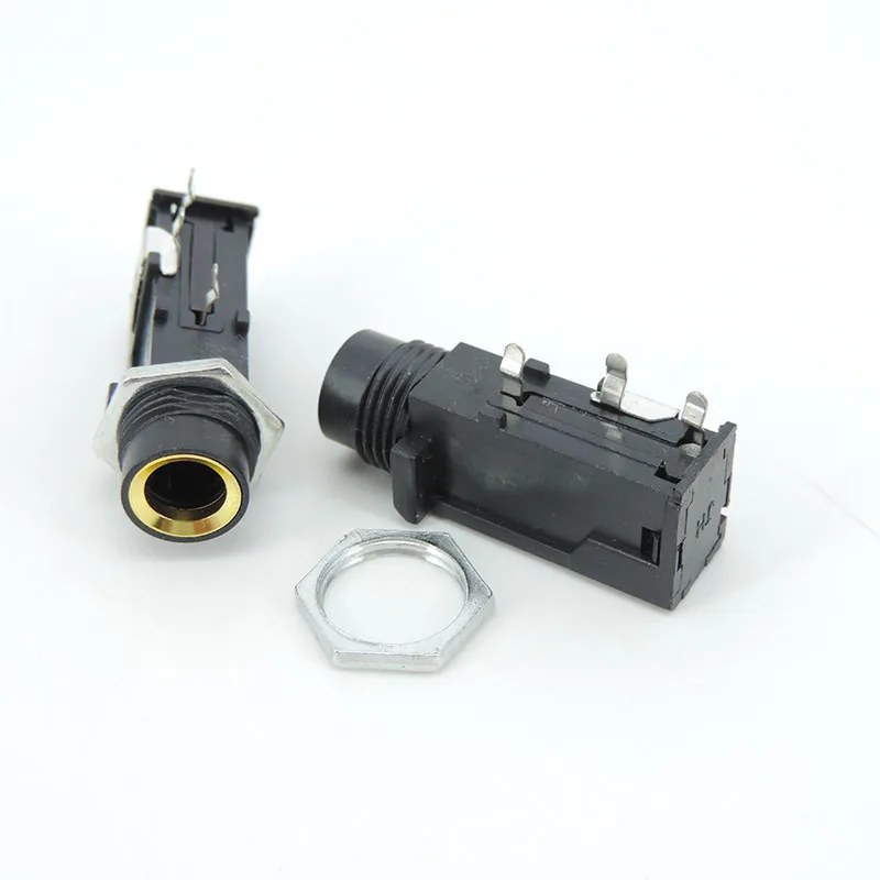 6.35mm 3pin Female power Socket PCB Panel Mount Audio Jack Speaker Connector cable Adapter 1/4 Inch 6.5 Mono plug Microphone
6.35mm 3pin Female power Socket PCB Panel Mount Audio Jack Speaker Connector cable Adapter 1/4 Inch 6.5 Mono plug Microphone