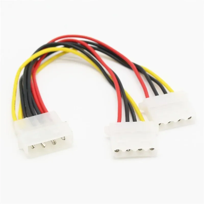 1x IDE 4 Pin Molex Male Power To 2x IDE 4 Pin Female Y Splitter Extension Adapter Connector Cable 22cm
1x IDE 4 Pin Molex Male Power To 2x IDE 4 Pin Female Y Splitter Extension Adapter Connector Cable 22cm