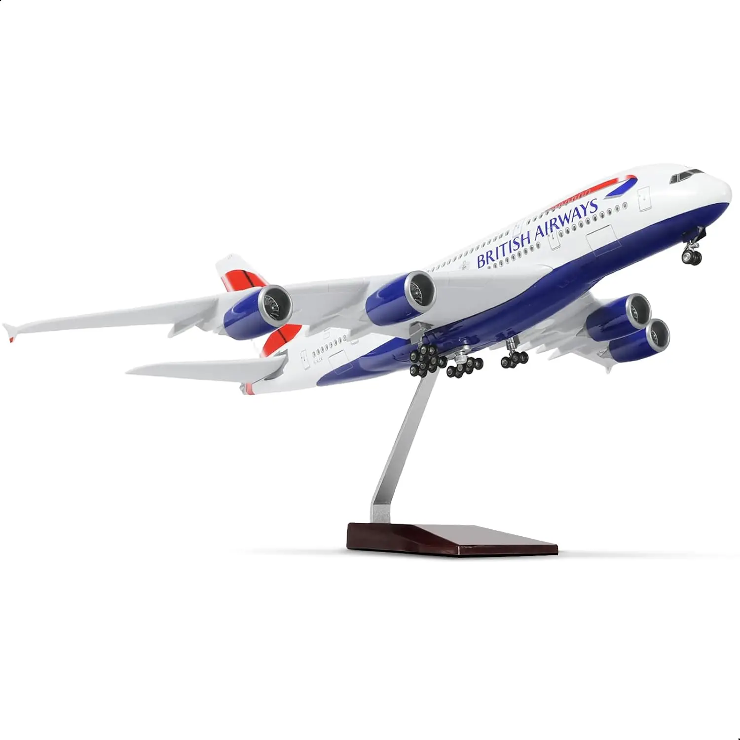 1/160 British A380 Model Plane Toy Diecast Resin Airplane Model kit with Display Plane Stand for Collections and Displays
1/160 British A380 Model Plane Toy Diecast Resin Airplane Model kit with Display Plane Stand for Collections and Displays