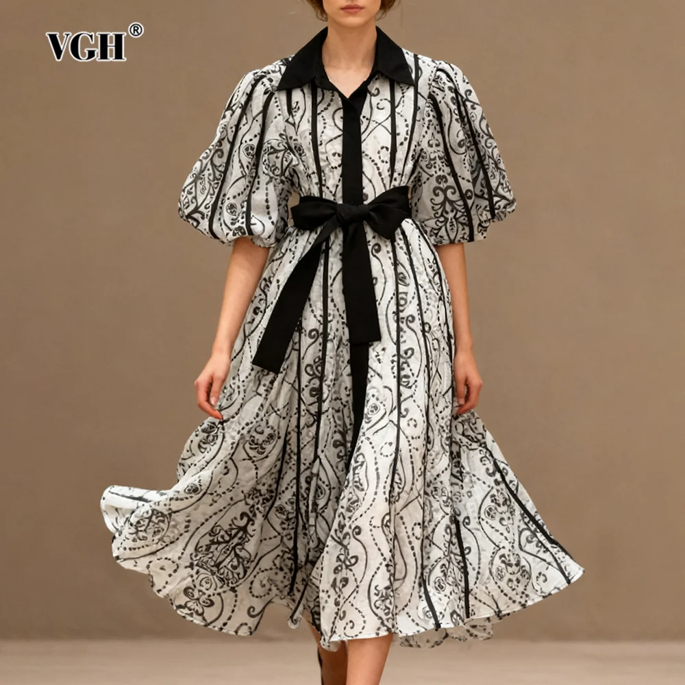 VGH платье во французском стиле кантри для женщин с лацканами и пышными рукавами до половины рукава с высокой талией в стиле пэчворк с бантом элегантные женские платья миди с принтом
VGH платье во французском стиле кантри для женщин с лацканами и пышными рукавами до половины рукава с высокой талией в стиле пэчворк с бантом элегантные женские платья миди с принтом