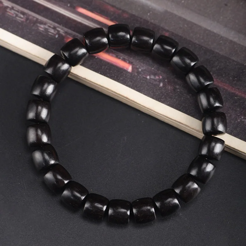 Ebony Barrel Bead Bracelet, Buddha Bead, Men's and Women's Fashion Lucky Bracelet, Couple Jewelry.
Ebony Barrel Bead Bracelet, Buddha Bead, Men's and Women's Fashion Lucky Bracelet, Couple Jewelry.
