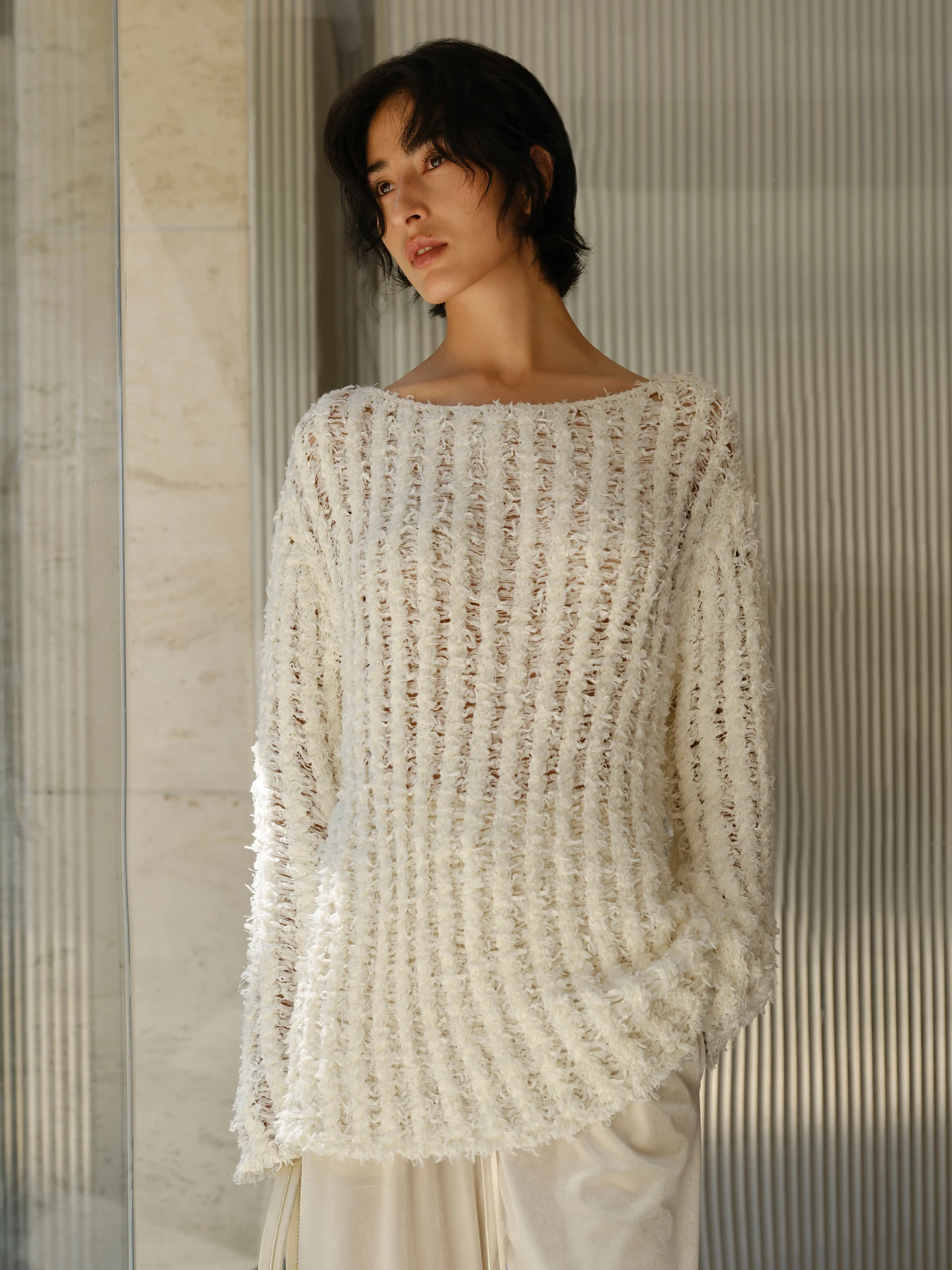 Винтажный свитер CHICJOC с воротником-хомутом и ажурным узором, мягкий вязаный топ из смесового хлопка для женщин
Винтажный свитер CHICJOC с воротником-хомутом и ажурным узором, мягкий вязаный топ из смесового хлопка для женщин