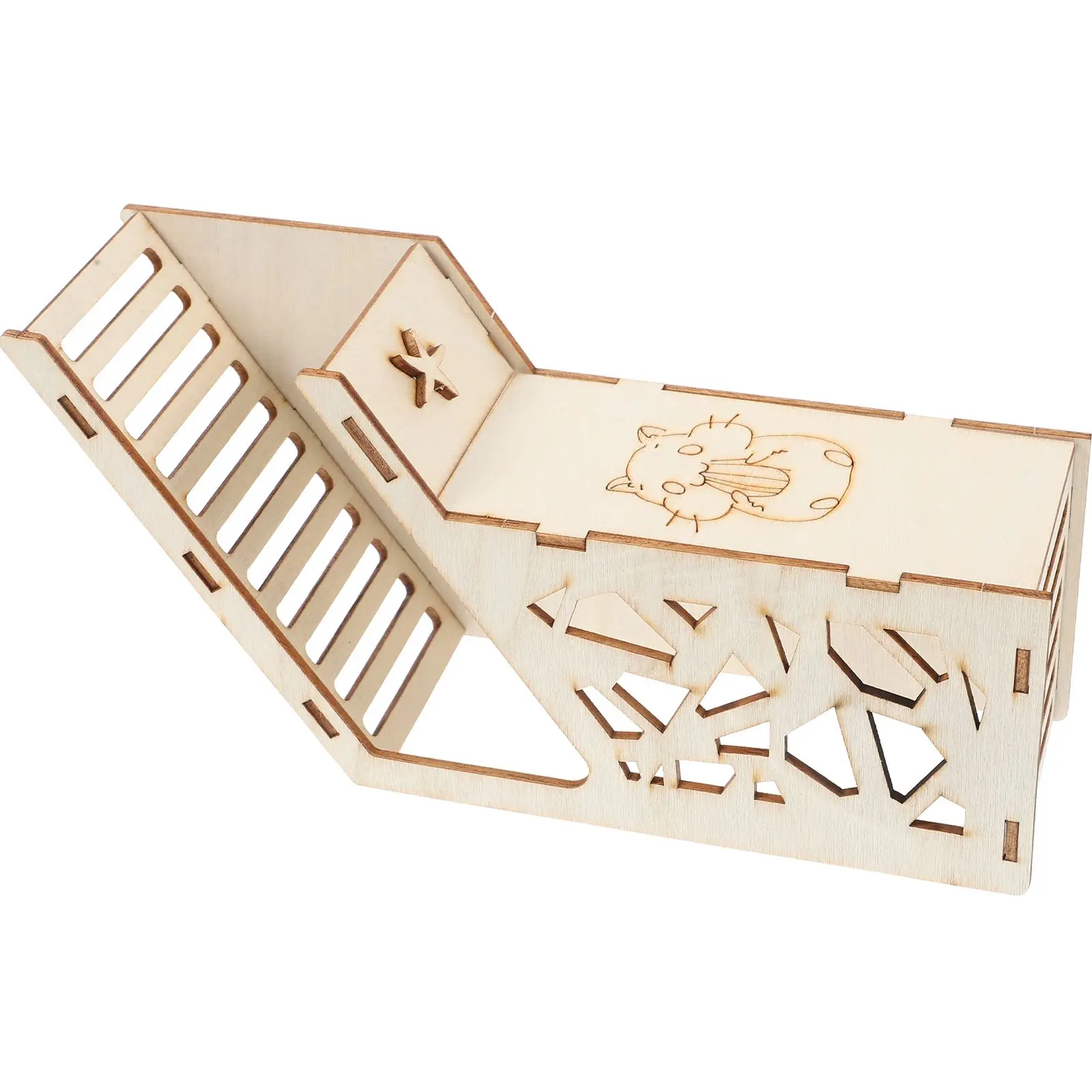 Hamster Toy Guinea Pig Rest House Wooden Rat Hideout Cage Multifunction Delicate Adorable Mouse Habitat
Hamster Toy Guinea Pig Rest House Wooden Rat Hideout Cage Multifunction Delicate Adorable Mouse Habitat