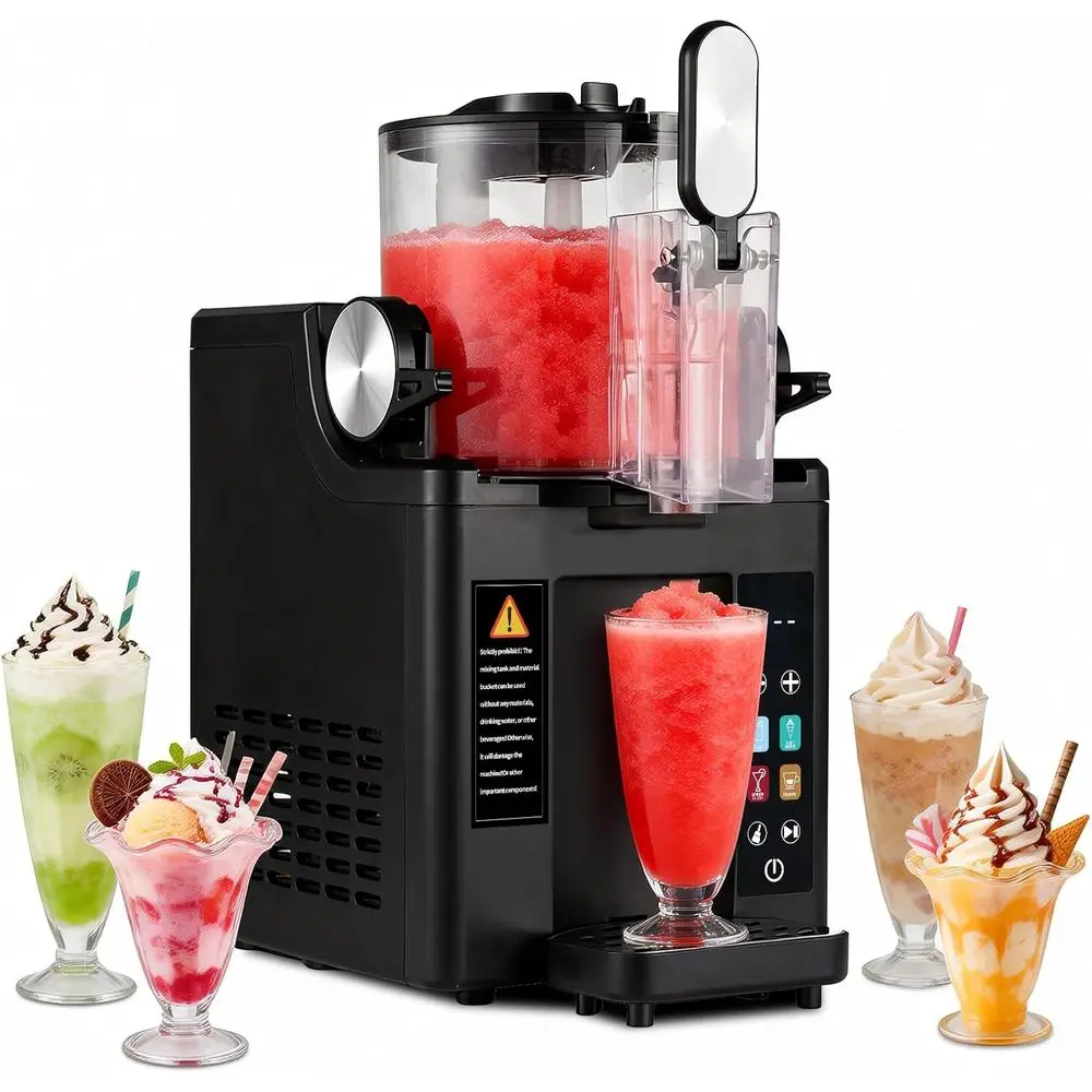 Slushie hine& Sot Serve Ice Cream Maker, Slushie hine or Home,rozen Drink hine, No Ice Needed, Sel Cleaning Slushy hine, Perect
Slushie hine& Sot Serve Ice Cream Maker, Slushie hine or Home,rozen Drink hine, No Ice Needed, Sel Cleaning Slushy hine, Perect