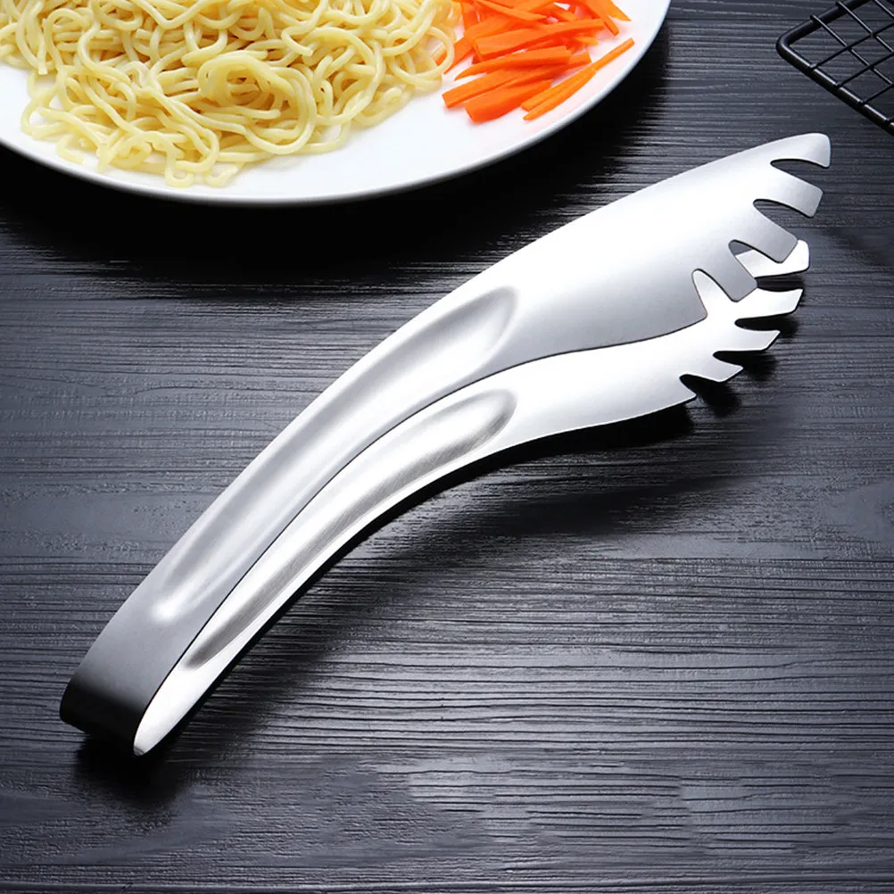3Pcs Spaghetti Tongs Stainless Steel Serving Clips Strong Grip Non Rust Kitchen Tongs for Salads Toast Pastries Boiled Eggs Home
3Pcs Spaghetti Tongs Stainless Steel Serving Clips Strong Grip Non Rust Kitchen Tongs for Salads Toast Pastries Boiled Eggs Home