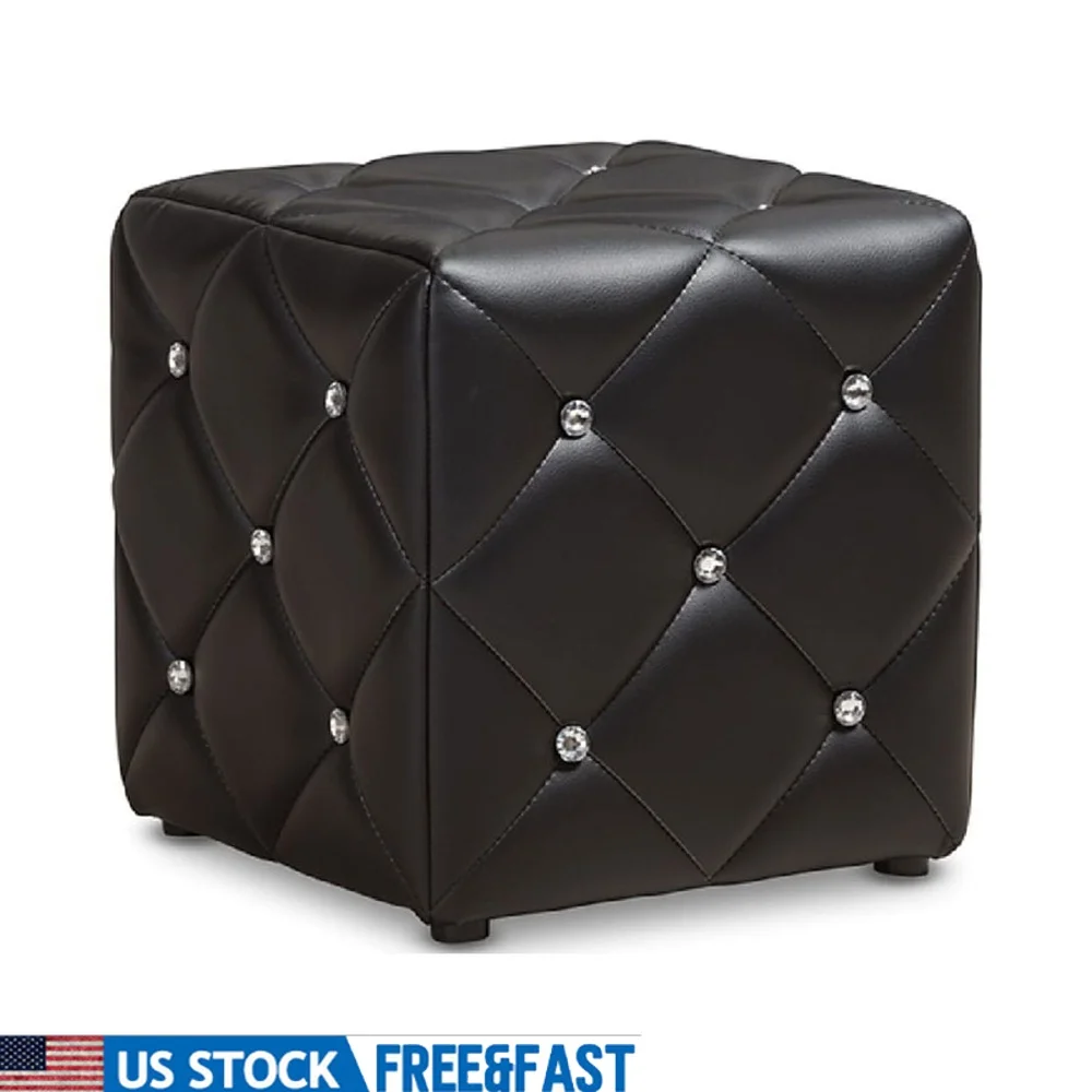 Modern Faux Leather Upholstered Ottoman Button Tufted Square Design Foam Padded Living Room Indoor Storage Seat Chic Compact
Modern Faux Leather Upholstered Ottoman Button Tufted Square Design Foam Padded Living Room Indoor Storage Seat Chic Compact