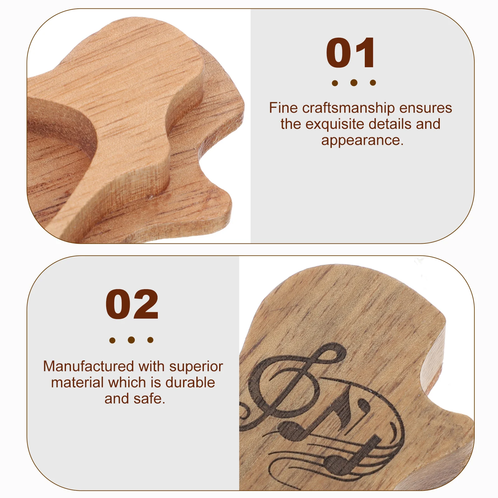 Smooth Polished Guitar Pick Storage Box High Class Wooden Organizer with Comfortable
Smooth Polished Guitar Pick Storage Box High Class Wooden Organizer with Comfortable