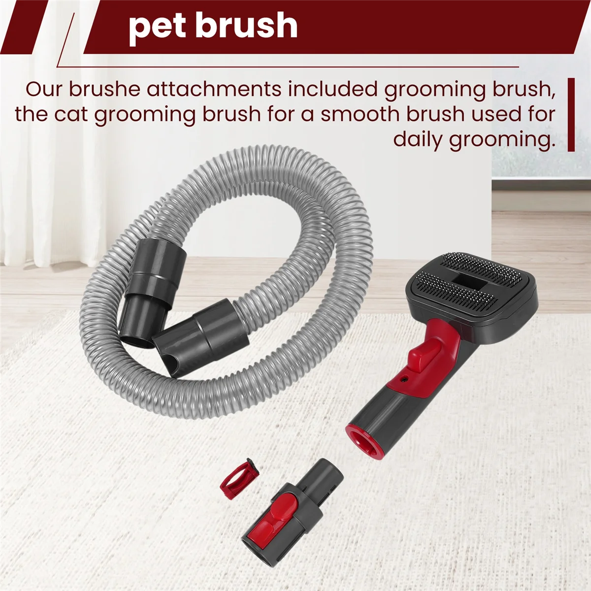 B58A Pet Dog Grooming Kit for Dyson Vacuum V7 V8 V10 V11 V12 V15,Dog Grooming Brush Attachment,Dog Hair Groomer Tools
B58A Pet Dog Grooming Kit for Dyson Vacuum V7 V8 V10 V11 V12 V15,Dog Grooming Brush Attachment,Dog Hair Groomer Tools