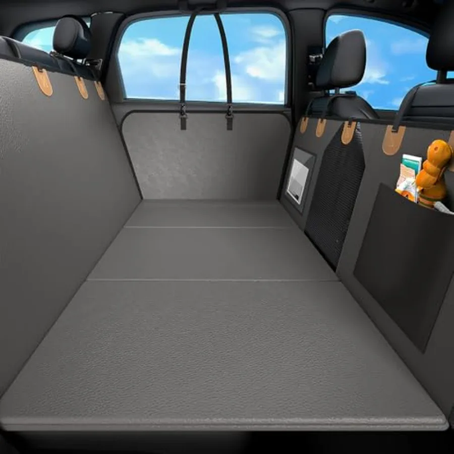 Dog Car Seat for Large Medium Dogs Waterproof Back Seat Extender with Reinforced Hard BottomBreathable Mesh Windows Storage Poc
Dog Car Seat for Large Medium Dogs Waterproof Back Seat Extender with Reinforced Hard BottomBreathable Mesh Windows Storage Poc