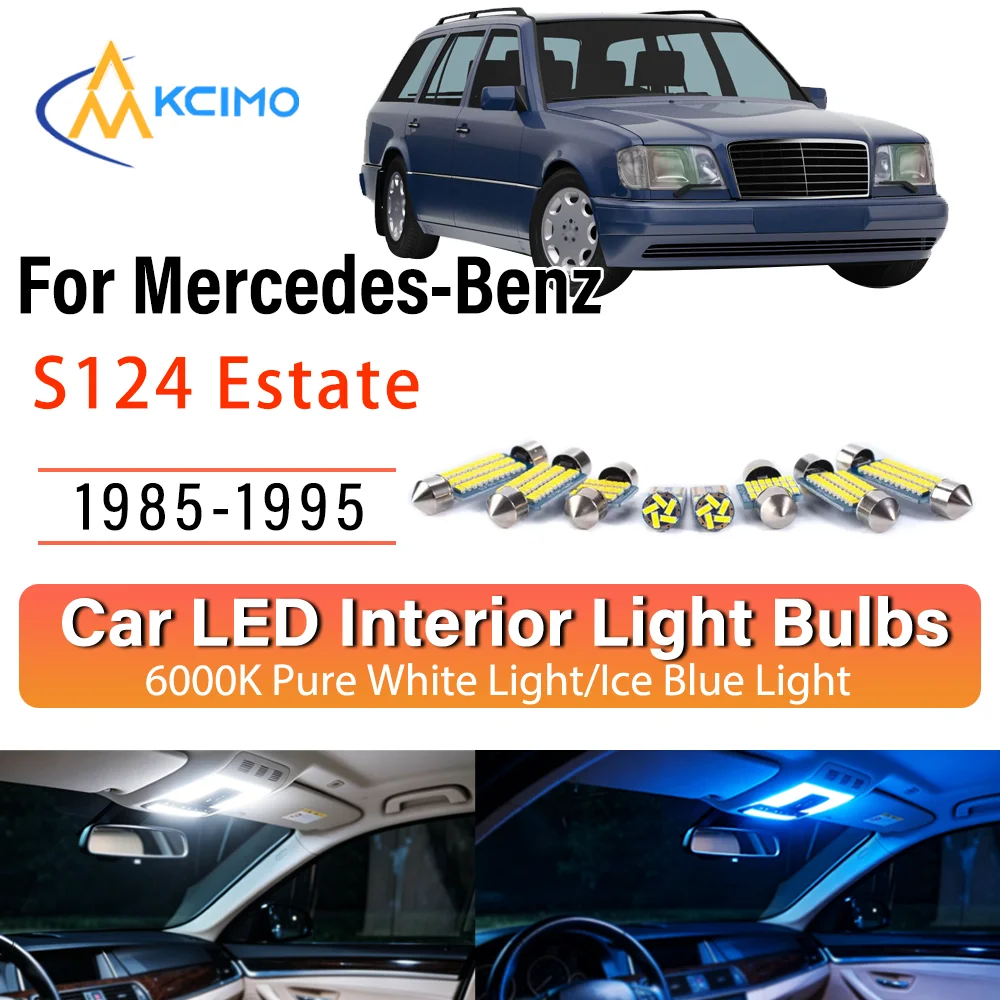 For Mercedes-Benz S124 Estate 1985-1995 Persistent Glow LED Interior Light Kit Replacement Dome Map Trunk Cabin Lamps Upgrade
For Mercedes-Benz S124 Estate 1985-1995 Persistent Glow LED Interior Light Kit Replacement Dome Map Trunk Cabin Lamps Upgrade