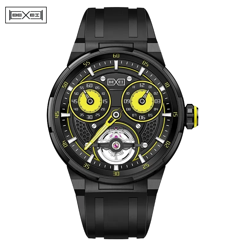 BEXEI 9171, автоматические мужские часы с тремя иглами, механические роскошные мужские часы, светящиеся водонепроницаемые сапфировые часы серии «Сова»
BEXEI 9171, автоматические мужские часы с тремя иглами, механические роскошные мужские часы, светящиеся водонепроницаемые сапфировые часы серии «Сова»