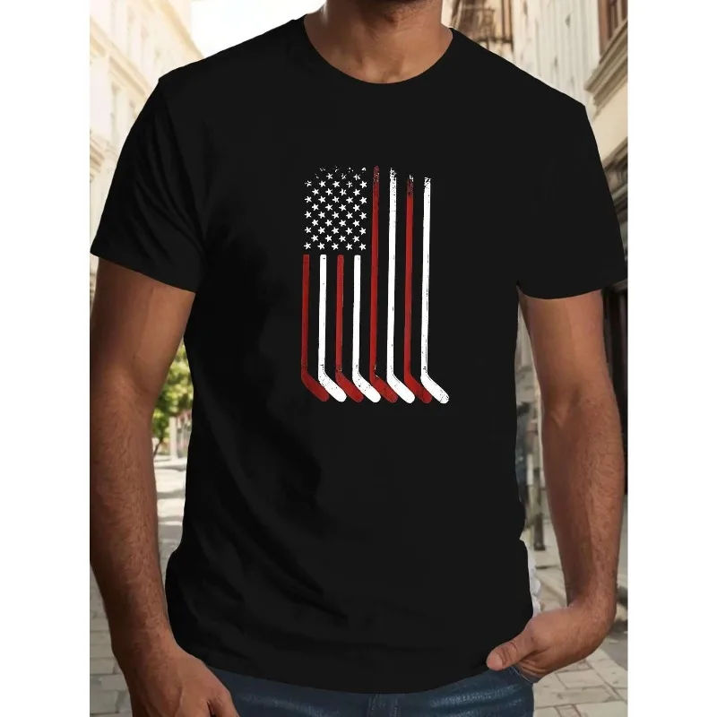 USA Hockey Flag T-Shirt Patriotic Ice Hockey Stick American Sports Fan Tee Gift for Men Dad Coach 4th of July Shirt 2025 Summer
USA Hockey Flag T-Shirt Patriotic Ice Hockey Stick American Sports Fan Tee Gift for Men Dad Coach 4th of July Shirt 2025 Summer