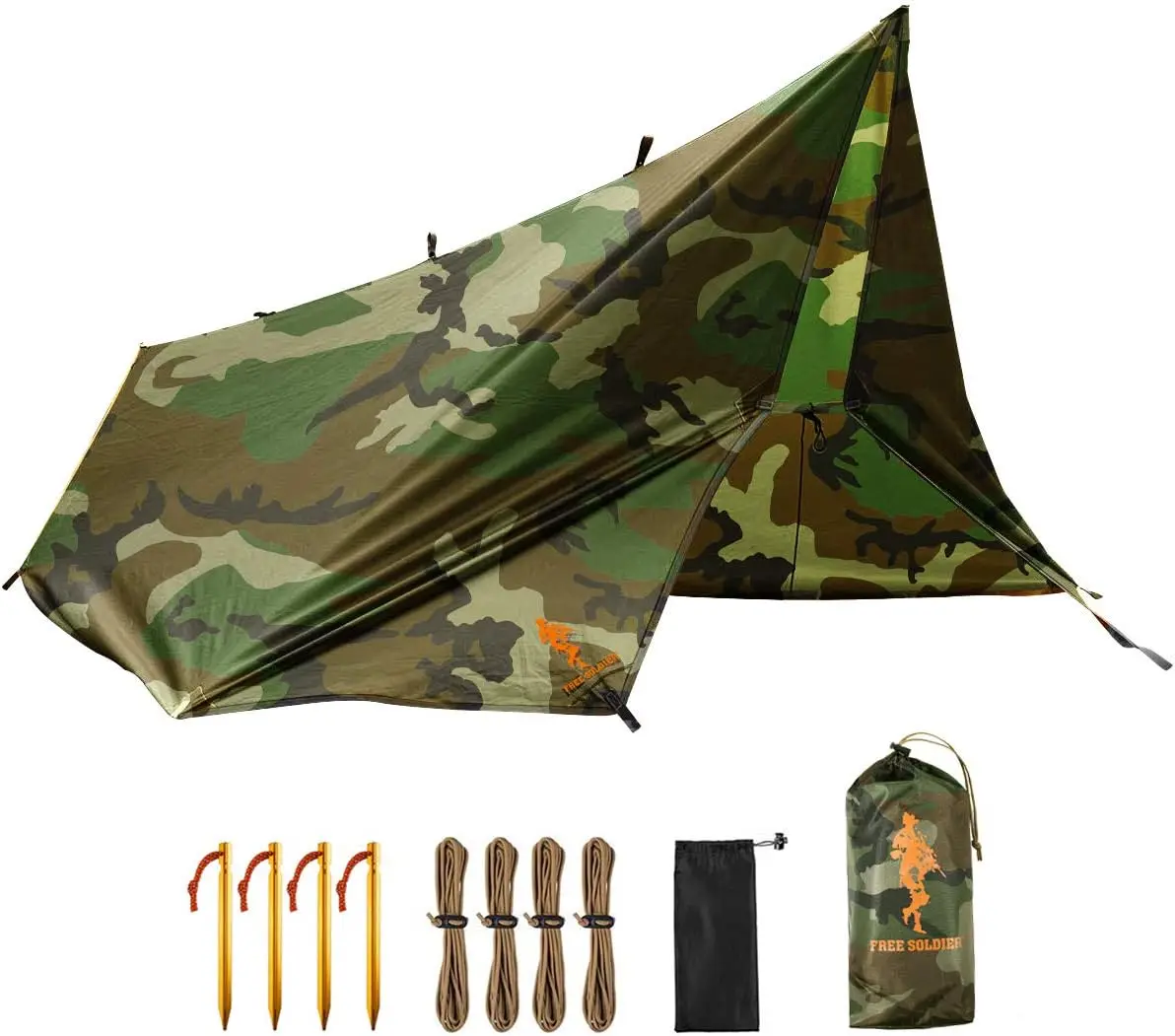 Camping Tarp 10×10.5ft Waterproof Multifunctional Outdoor Shelter (Camo)
Camping Tarp 10×10.5ft Waterproof Multifunctional Outdoor Shelter (Camo)