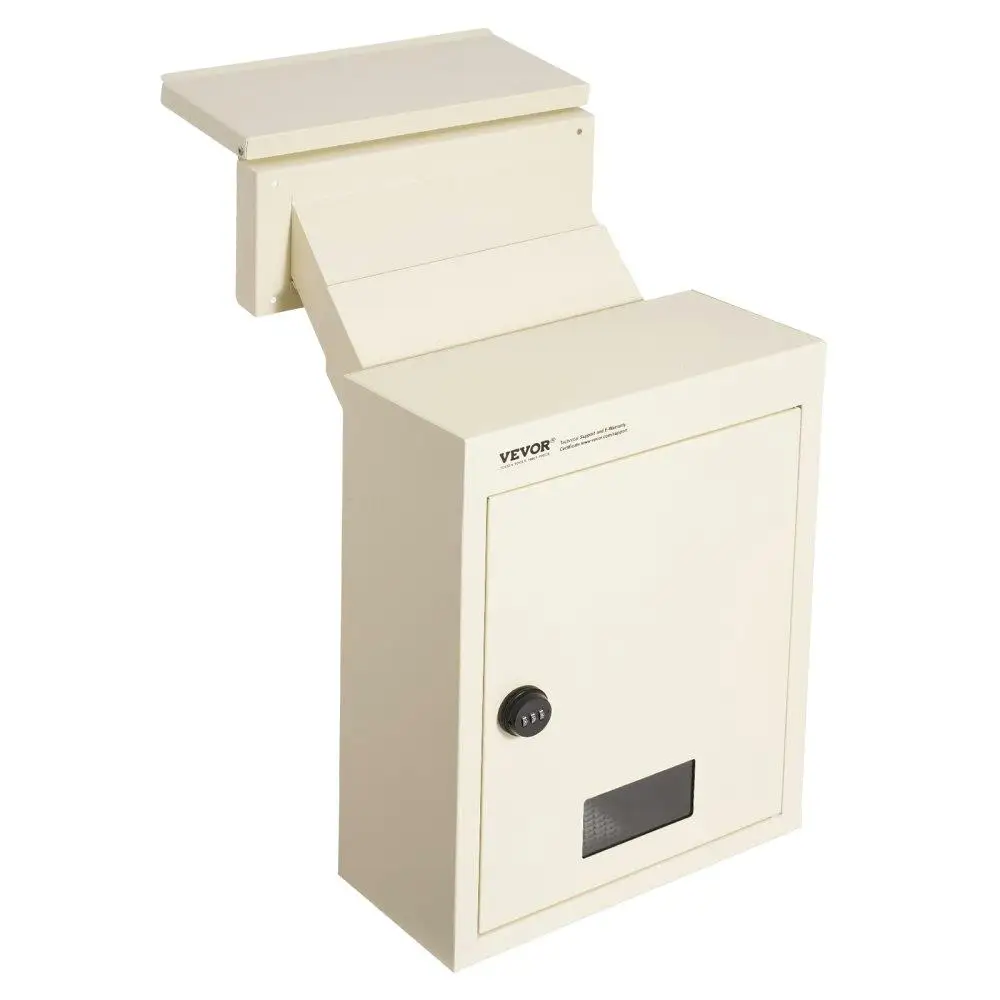 Heavy Duty Steel Construction Through The Wall Mailbox with Combination Lock 12.5x6.3x16.9 Beige
Heavy Duty Steel Construction Through The Wall Mailbox with Combination Lock 12.5x6.3x16.9 Beige