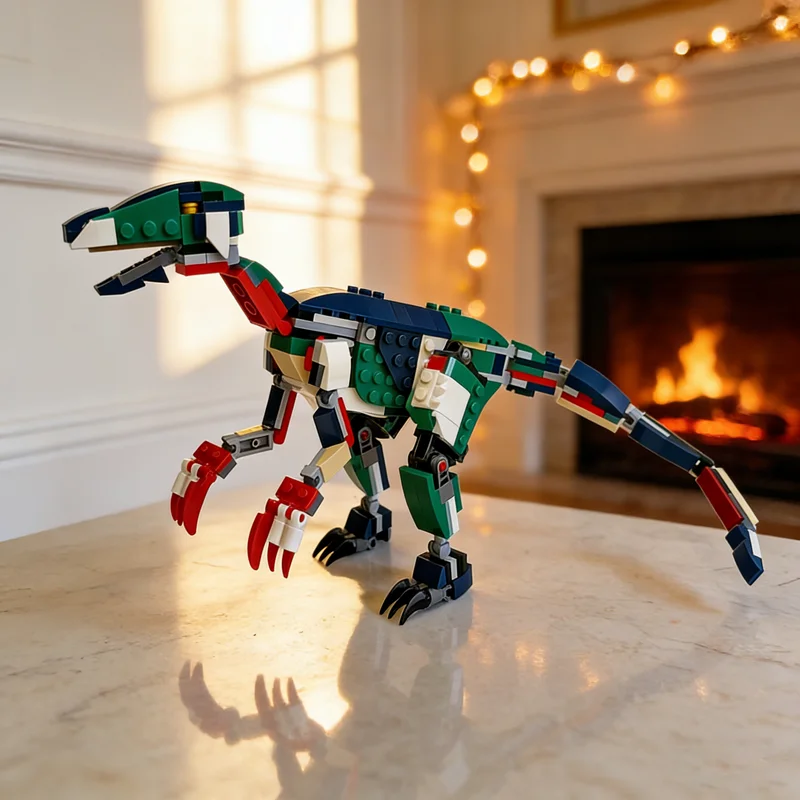 267pcs MOC Megaraptor Made Dinosaurs Model Building Blocks Architecture DIY Creative Assemble Idea Christmas Gift Toys Education
267pcs MOC Megaraptor Made Dinosaurs Model Building Blocks Architecture DIY Creative Assemble Idea Christmas Gift Toys Education