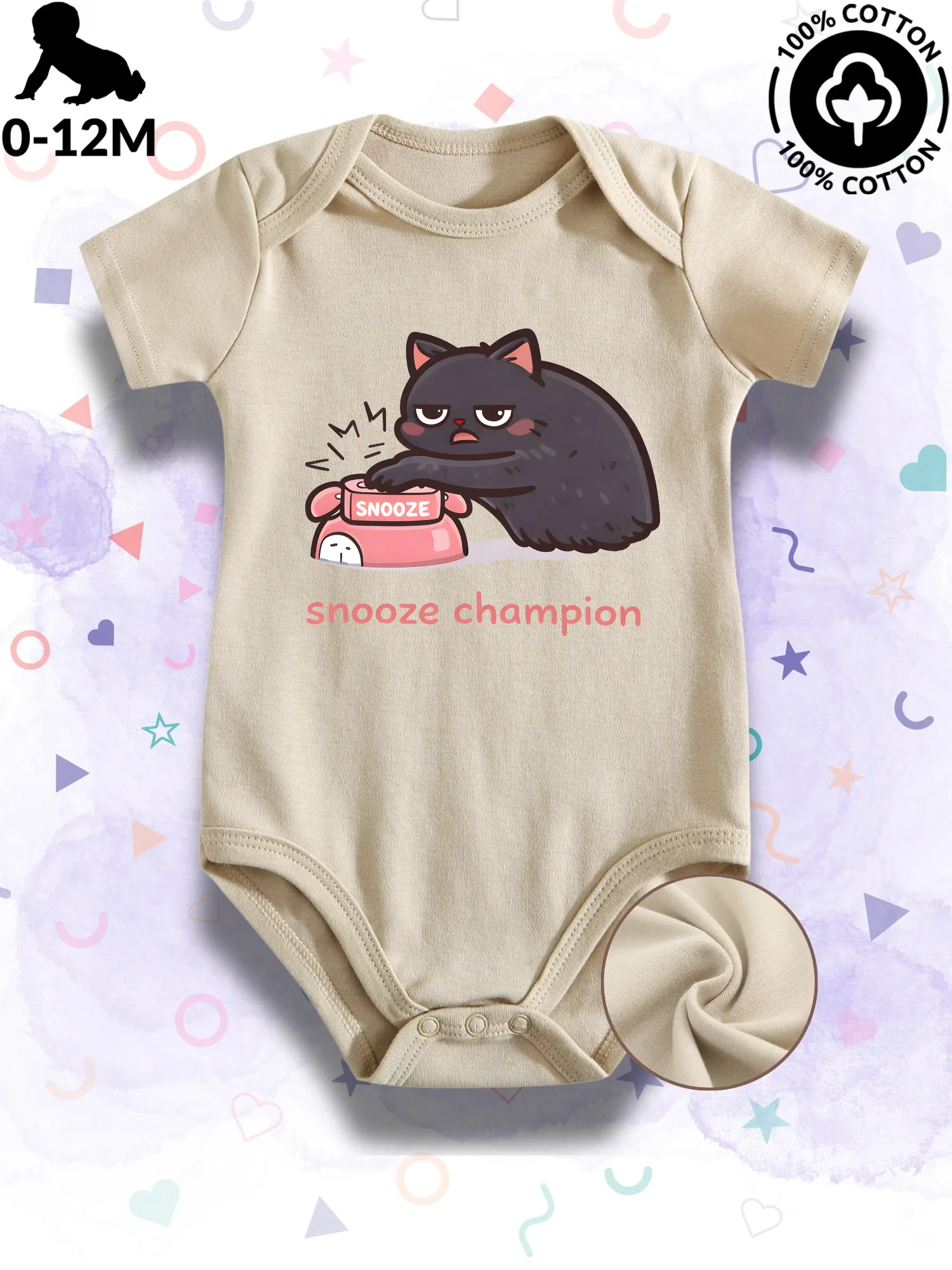 Детский комбинезон-слип Snooze Champion унисекс, 100% хлопок, мягкий, всесезонный, бежевый, 190 г/м²
Детский комбинезон-слип Snooze Champion унисекс, 100% хлопок, мягкий, всесезонный, бежевый, 190 г/м²