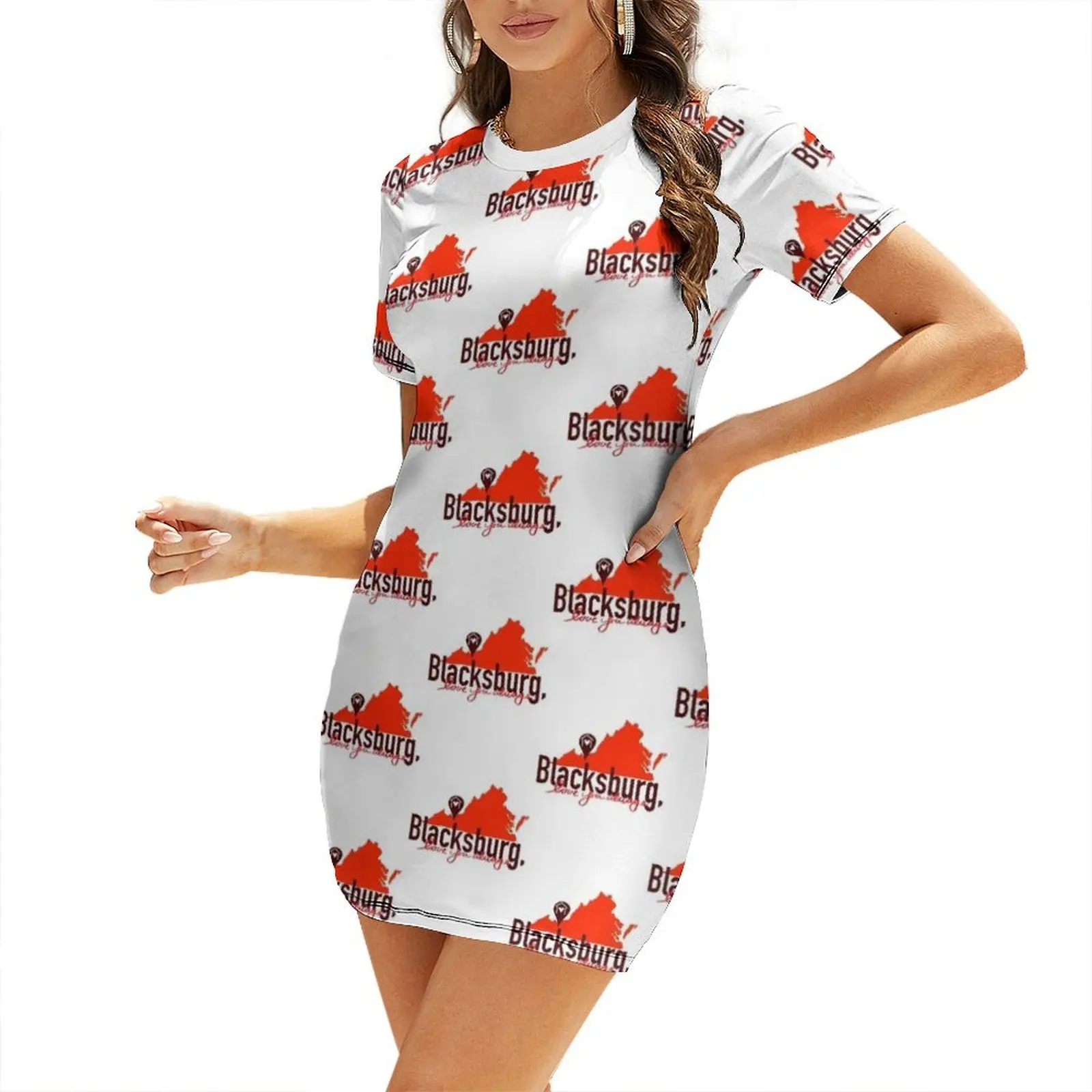 Blacksburg, Love You Always Short-Sleeved Dress summer clothes luxury women's party dress evening prom
Blacksburg, Love You Always Short-Sleeved Dress summer clothes luxury women's party dress evening prom