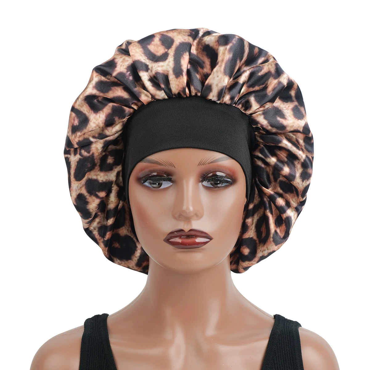 Women's Leopard Print Satin Sleep Bonnet Single-Layer Nightcap Hair Care Bedtime Routine Essential 1-Pack
Women's Leopard Print Satin Sleep Bonnet Single-Layer Nightcap Hair Care Bedtime Routine Essential 1-Pack