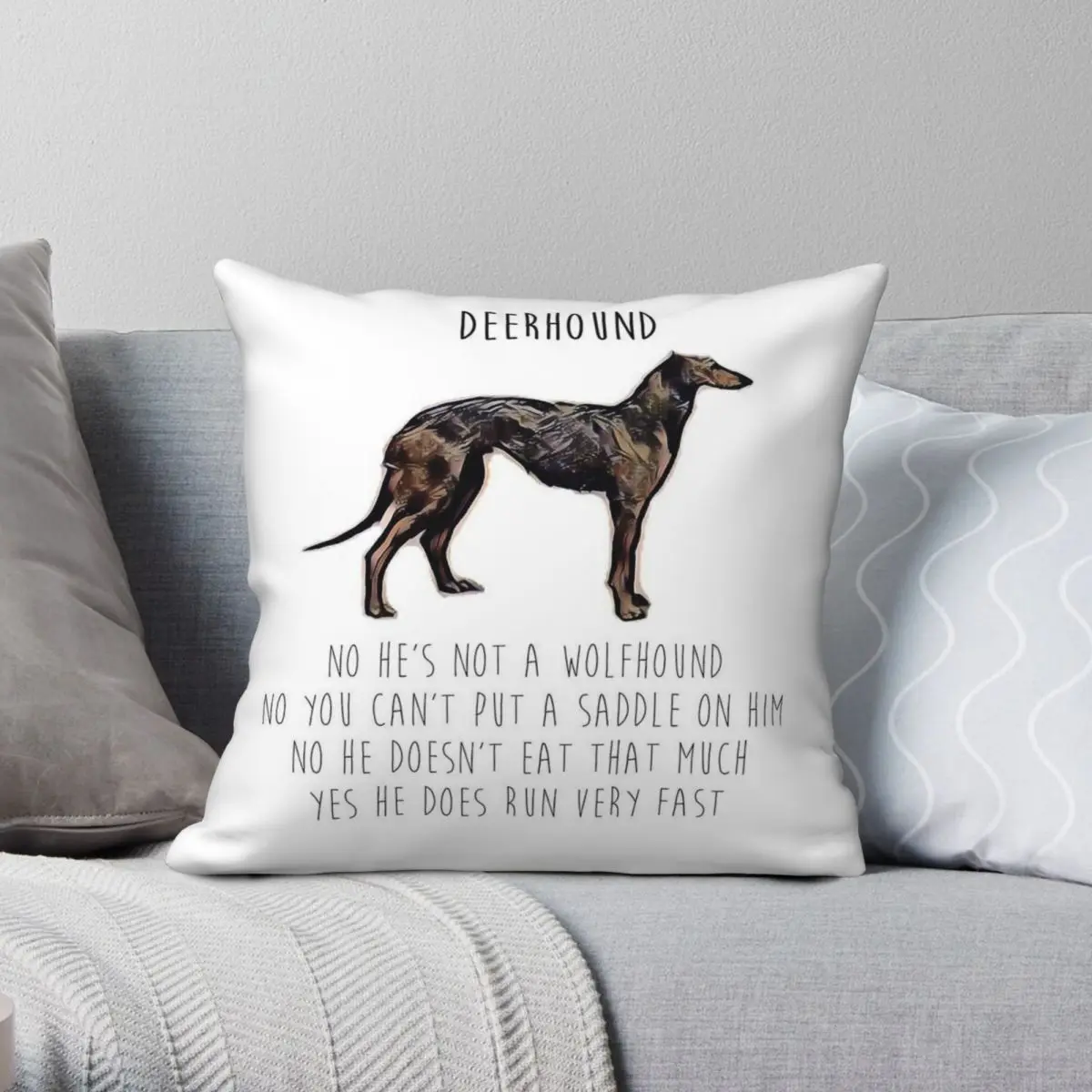 Deerhound Owner Essential Square Pillowcase Polyester Linen Velvet Printed Zip Decor Throw Pillow Case Room Cushion Case
Deerhound Owner Essential Square Pillowcase Polyester Linen Velvet Printed Zip Decor Throw Pillow Case Room Cushion Case