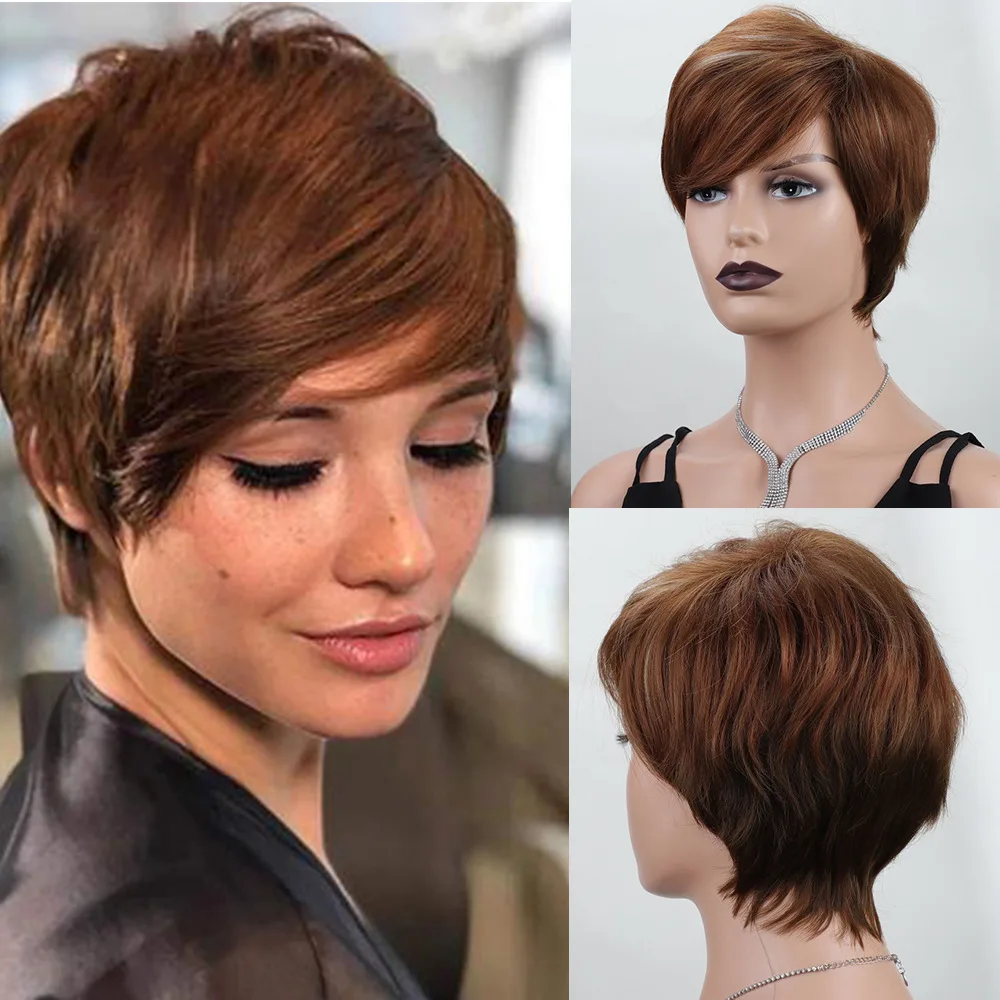 Classic Brown Straight Short Wig, Top Choice of Wigs for Neighbor Gatherings, Park Strolls & Timeless Sophistication
Classic Brown Straight Short Wig, Top Choice of Wigs for Neighbor Gatherings, Park Strolls & Timeless Sophistication
