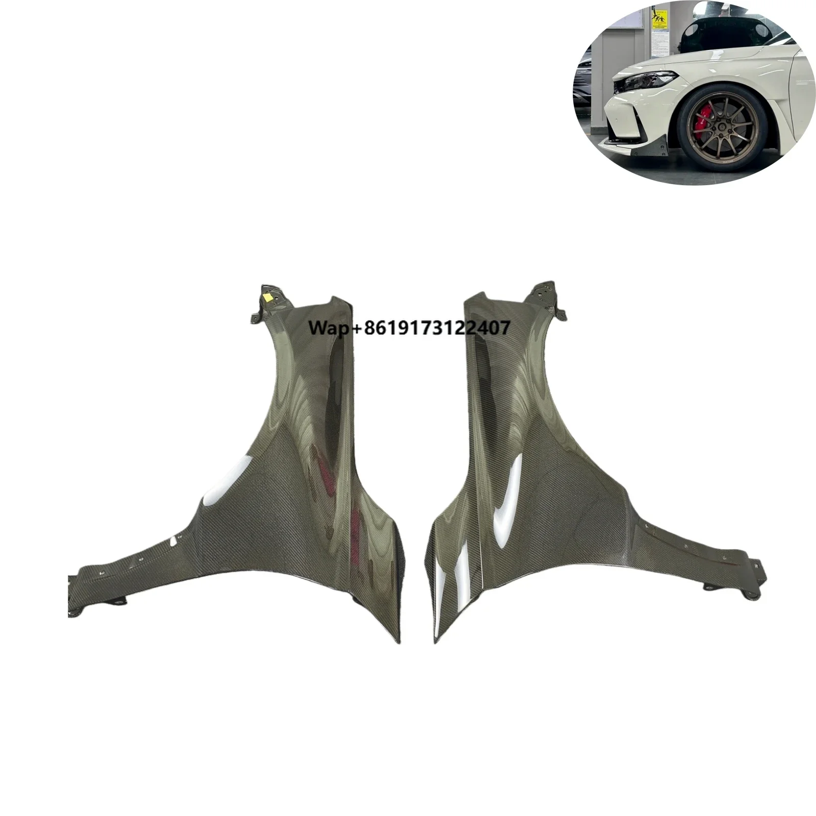 High Quality Carbon Fiber Front Fender for Type-R FL5 OE Type Customized
High Quality Carbon Fiber Front Fender for Type-R FL5 OE Type Customized