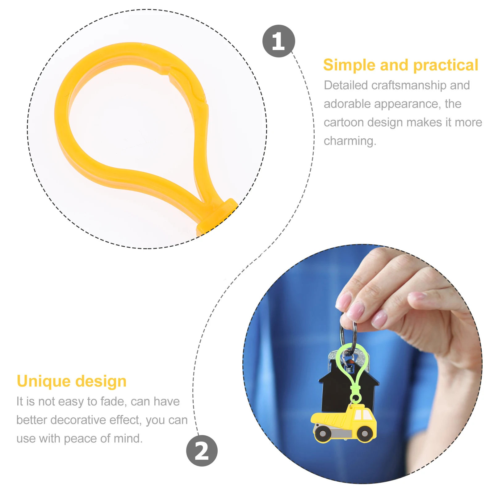 24 pcs Pcs Engineering Car Keyrings Cartoon Keychains Kids Gift Pendants Pvc Key Chain Bag Pendant Key Buckle Lightweight
24 pcs Pcs Engineering Car Keyrings Cartoon Keychains Kids Gift Pendants Pvc Key Chain Bag Pendant Key Buckle Lightweight