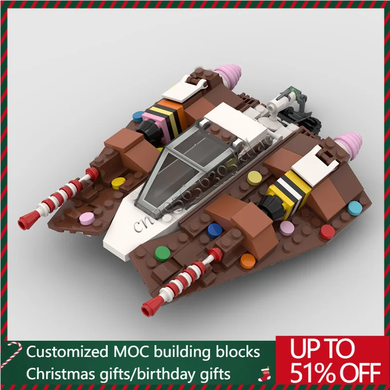 270 шт. MOC, строительный блок, серия «Космическая война», горячий фильм, пряники, снегостудер, креативная кирпичная модель, образование, подарки на день рождения для детей
270 шт. MOC, строительный блок, серия «Космическая война», горячий фильм, пряники, снегостудер, креативная кирпичная модель, образование, подарки на день рождения для детей