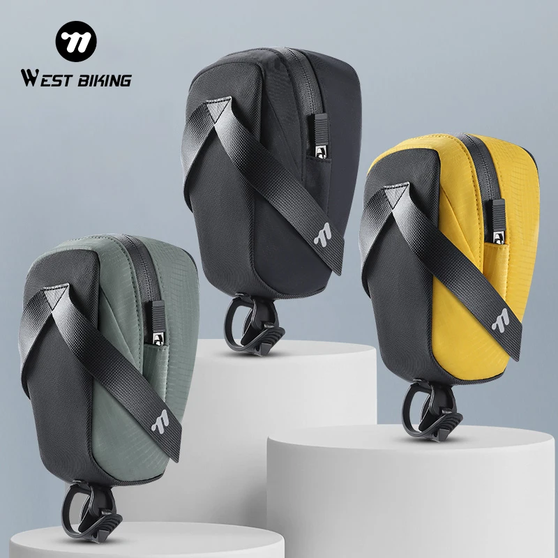WEST BIKING Bicycle Saddle Bag 0.8L Portable Ultralight MTB Road Bike Tail Bag Durable Sports Cycling Tool Bag Bike Accessories
WEST BIKING Bicycle Saddle Bag 0.8L Portable Ultralight MTB Road Bike Tail Bag Durable Sports Cycling Tool Bag Bike Accessories