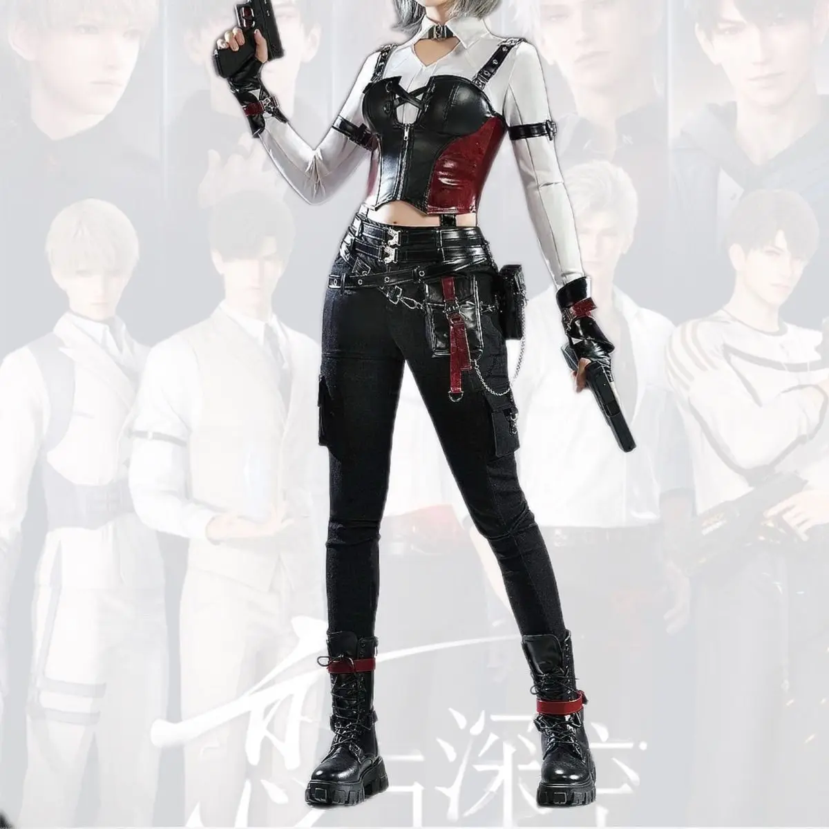 Cute cartoon love and deep space cos clothing heroine hunter trousers battle suit hunter lady cosplay clothes holiday gift
Cute cartoon love and deep space cos clothing heroine hunter trousers battle suit hunter lady cosplay clothes holiday gift