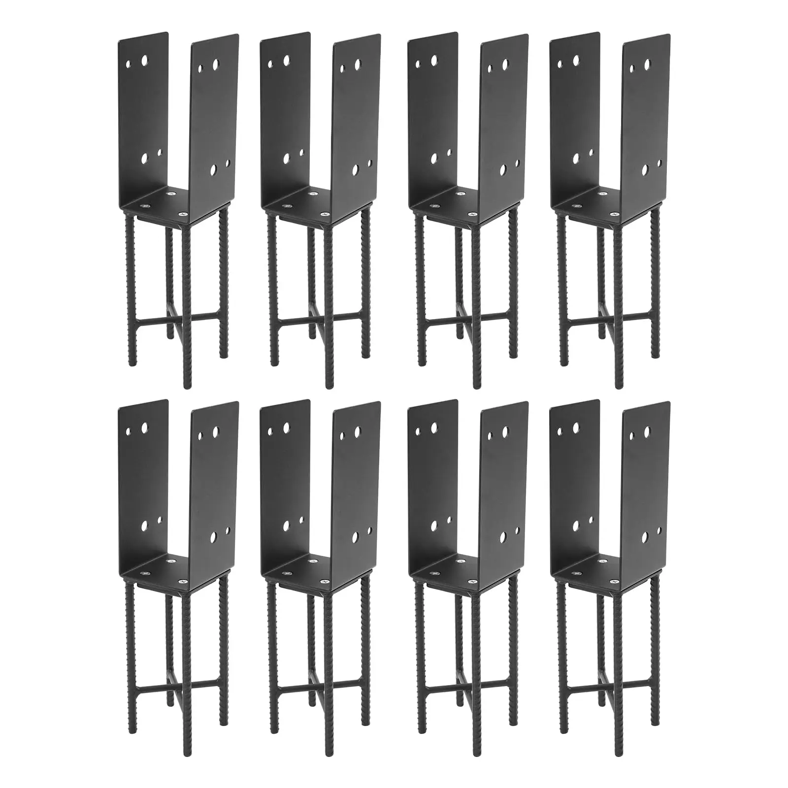 8Pcs U-Shaped Post Base, 7.87 Inch 4X4 Post Bracket, 7.87 Inch Heavy Duty Carbon Steel
8Pcs U-Shaped Post Base, 7.87 Inch 4X4 Post Bracket, 7.87 Inch Heavy Duty Carbon Steel