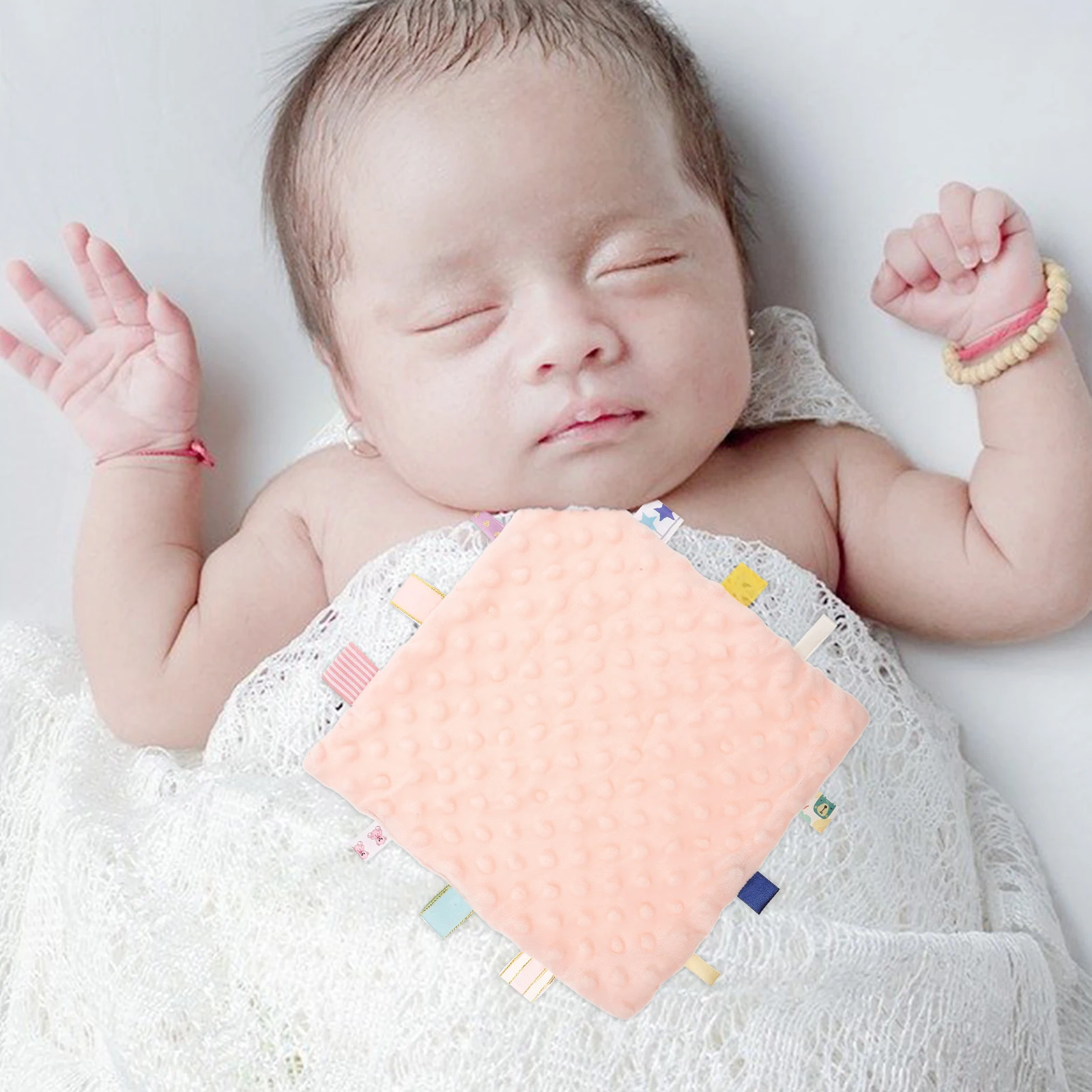 Soft Soothing Baby Blanket Cotton Comforter Colorful Tags Newborn Saliva Towel Teething Safe Security Blanket Toddler Sensory
Soft Soothing Baby Blanket Cotton Comforter Colorful Tags Newborn Saliva Towel Teething Safe Security Blanket Toddler Sensory