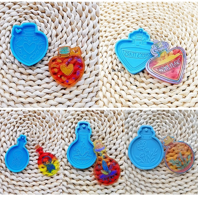 5Pcs Super Glossy Vase Bottle Silicone Resin Mold DIY Keychain Necklace Pendant
5Pcs Super Glossy Vase Bottle Silicone Resin Mold DIY Keychain Necklace Pendant