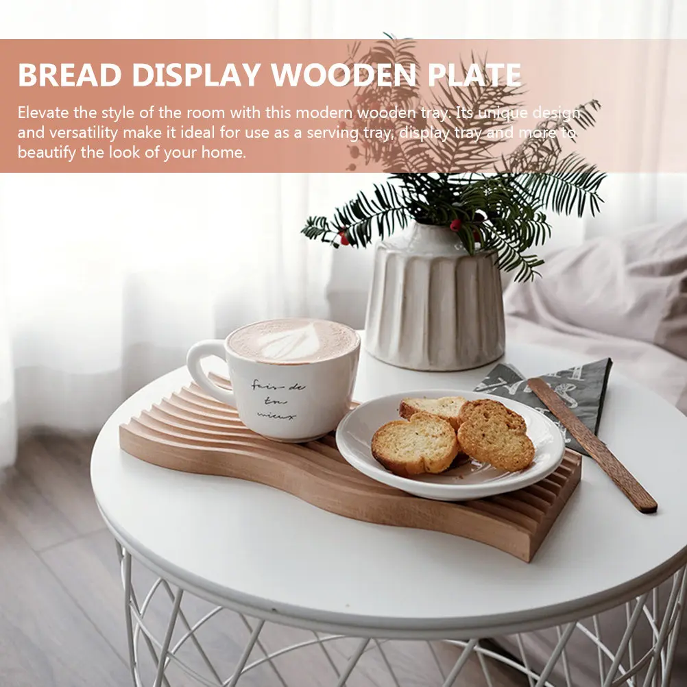 Beech Wood Serving Tray Exquisitely Carved Desktop Food Holder Decorative Wooden Plate for Dessert Bread Fruit Display
Beech Wood Serving Tray Exquisitely Carved Desktop Food Holder Decorative Wooden Plate for Dessert Bread Fruit Display