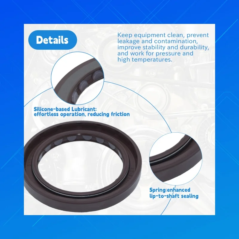 DMHUI High Temp FKM Hydraulic Motor Oil Seal 45x62x7mm Wear Resistant Seal for Rexroth Linde Sam Hydraulic Pump Motor Repair
DMHUI High Temp FKM Hydraulic Motor Oil Seal 45x62x7mm Wear Resistant Seal for Rexroth Linde Sam Hydraulic Pump Motor Repair
