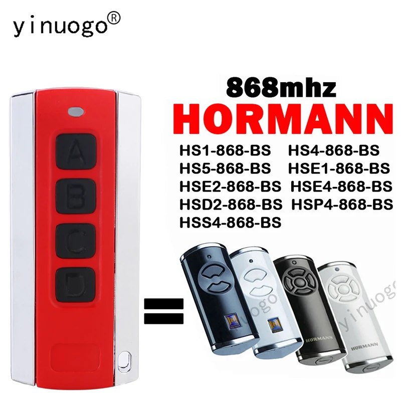 HORMANN 868MHz HSE4 HSE2 HSZ1 HSD2 HSS4 HSP4 HS5 HS4 HS1 Remote Control Garage Door Opener 868 BS Electric Door Controller
HORMANN 868MHz HSE4 HSE2 HSZ1 HSD2 HSS4 HSP4 HS5 HS4 HS1 Remote Control Garage Door Opener 868 BS Electric Door Controller