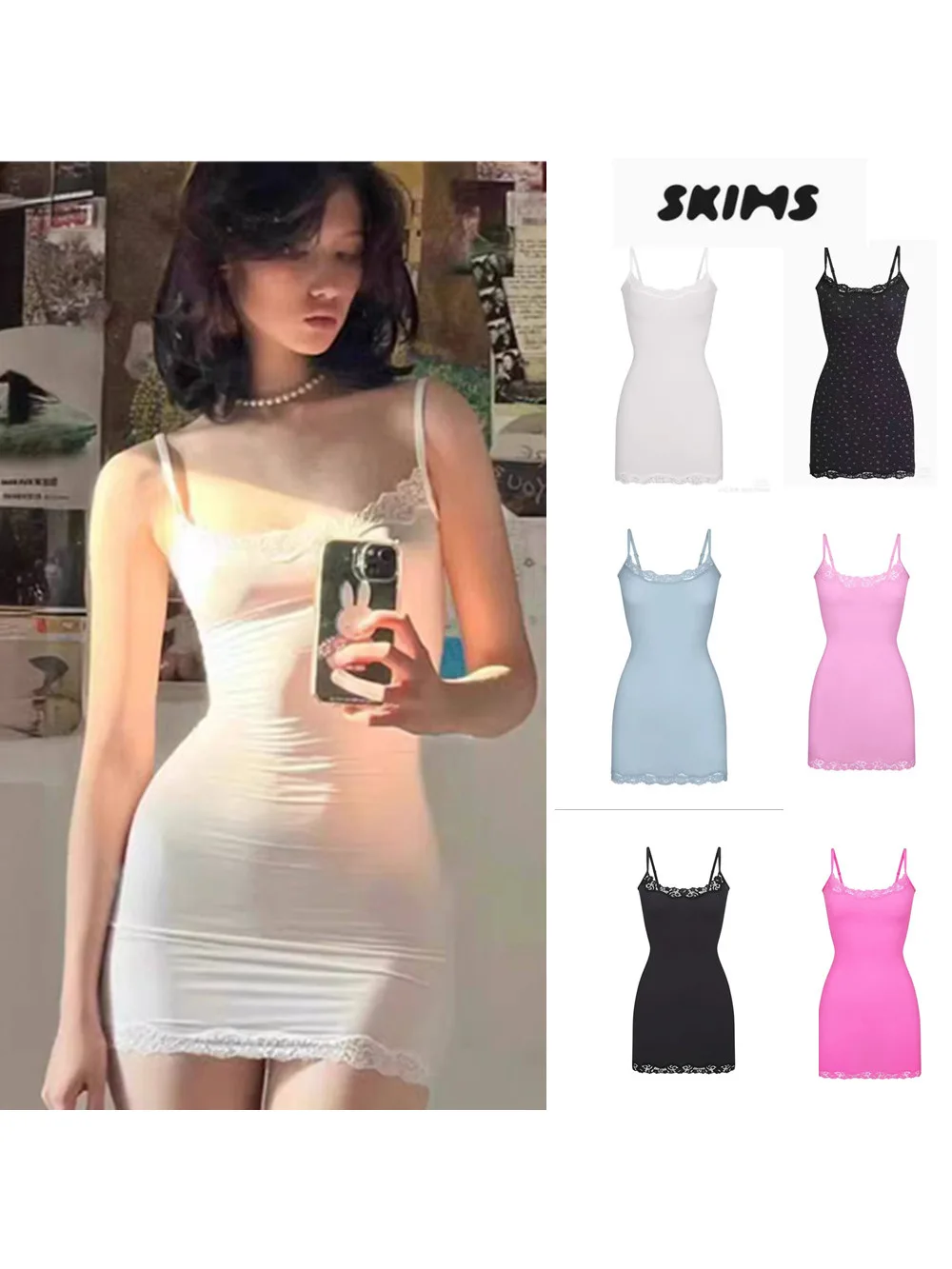 Sexy ort Lace Skirt Tight Bodycon Slimming Comfortable Kardaian Sle Belted Strap Dr mid Waist Polyester Fiber
Sexy ort Lace Skirt Tight Bodycon Slimming Comfortable Kardaian Sle Belted Strap Dr mid Waist Polyester Fiber