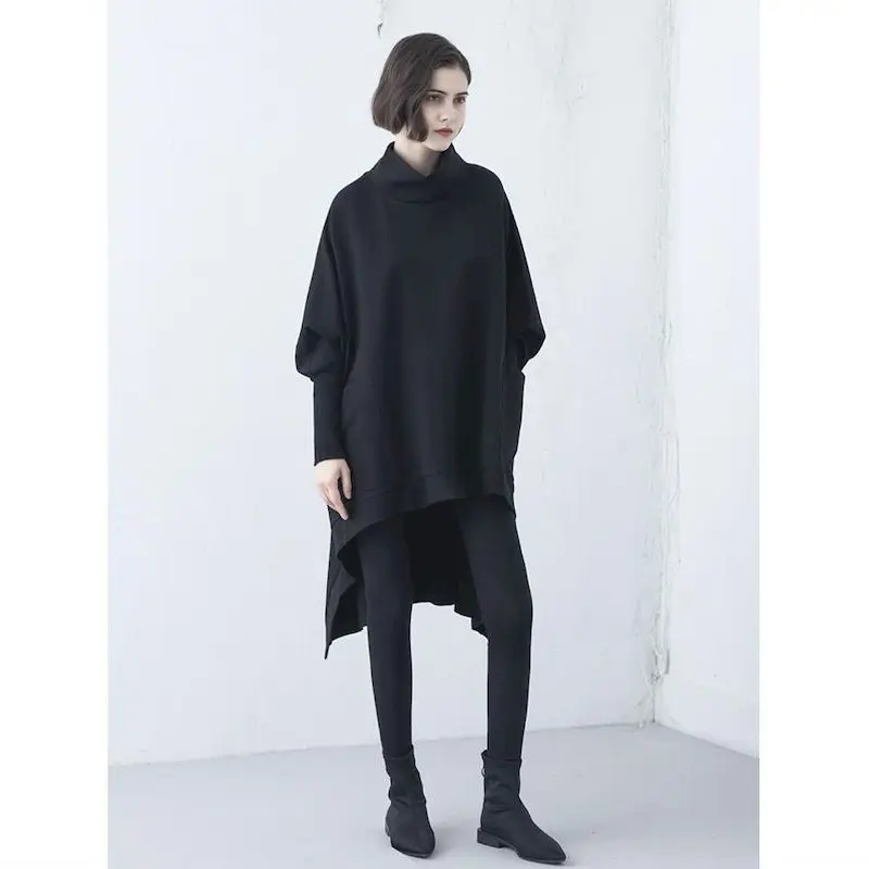 Large Size Turtleneck Pullover Women's Spring Autumn Casual Pullovers Loose Casual Bottoming Shirt Irregular Long-sleeved Tops
Large Size Turtleneck Pullover Women's Spring Autumn Casual Pullovers Loose Casual Bottoming Shirt Irregular Long-sleeved Tops