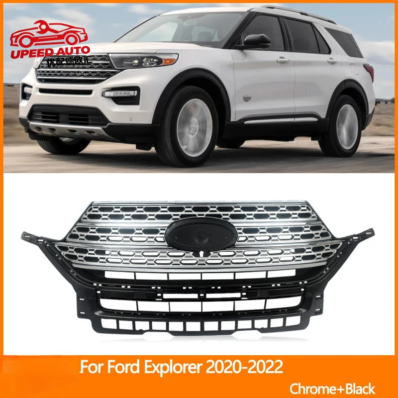 Suitable for Bumper Replace Ford Explorer ST Sport 4-door 2020 2021 2022 Front Upper Grille Grill Assembly Chrome Black Trim
Suitable for Bumper Replace Ford Explorer ST Sport 4-door 2020 2021 2022 Front Upper Grille Grill Assembly Chrome Black Trim