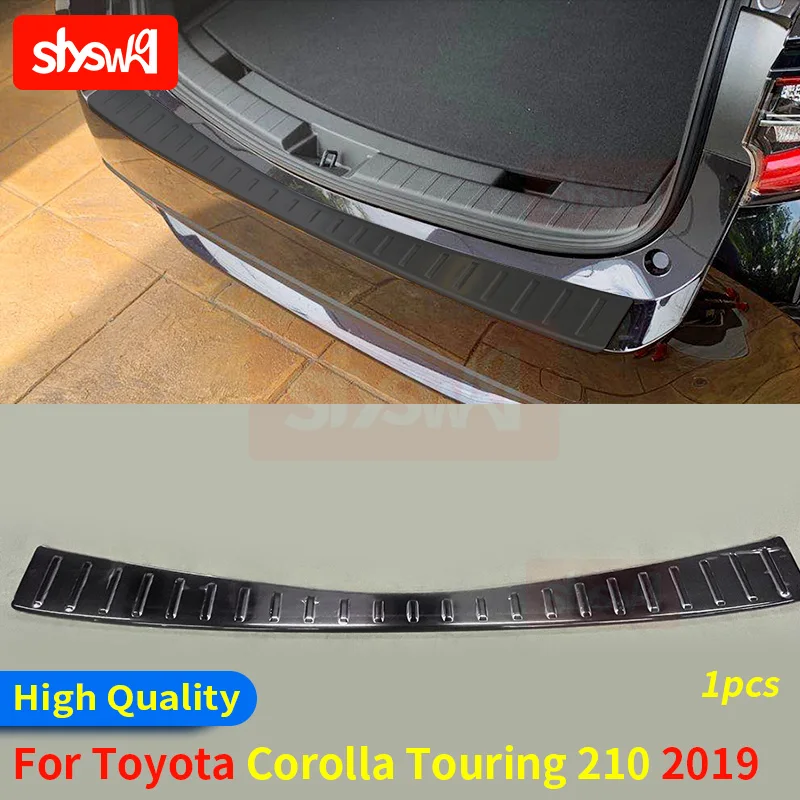 For COROLLA TOURING E210 2019 Black Rear Bumper Protective Anti-Scratch Scuff Protectors Parts 304 Stainless Steel Car Styling
For COROLLA TOURING E210 2019 Black Rear Bumper Protective Anti-Scratch Scuff Protectors Parts 304 Stainless Steel Car Styling