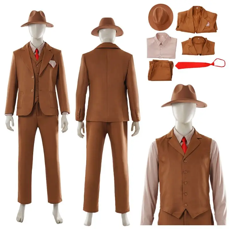 Anime Disguise Adult Men Vecna Cosplay Costume Halloween Henry Creel Disguise Blazer Coat Pants Hat Shirt Tie Set
Anime Disguise Adult Men Vecna Cosplay Costume Halloween Henry Creel Disguise Blazer Coat Pants Hat Shirt Tie Set